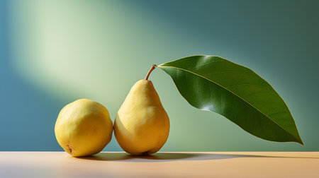 Photo of Mamoncillo on a minimalist tableの素材