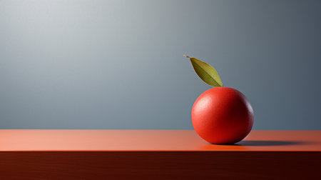 Photo of Rukem fruit on a minimalist tableの素材