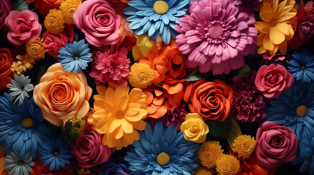 flowers backgroundの素材