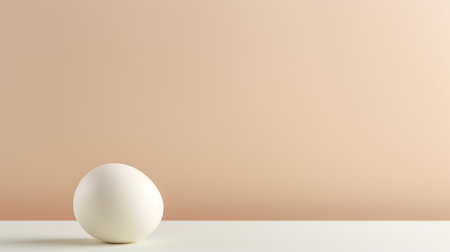 A clean and Eggshell background, providing a minimalist and modern lookの素材