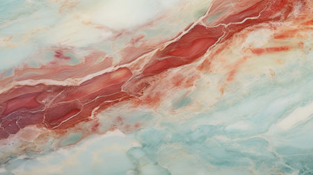 unique marble texture with Maroon, Mint, Beige colorsの素材