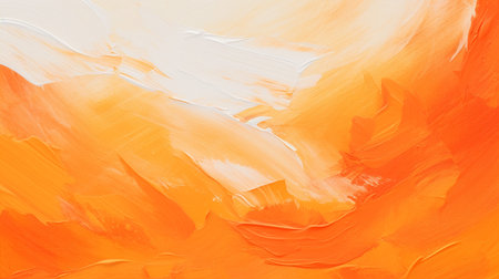Bold and expressive brush strokes in Celestial Tangerine Slate colorsの素材