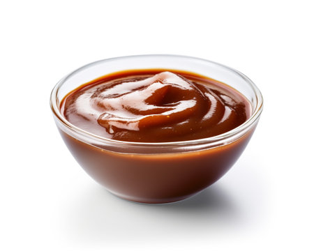 Adobo Sauce isolated on white backgroundの素材