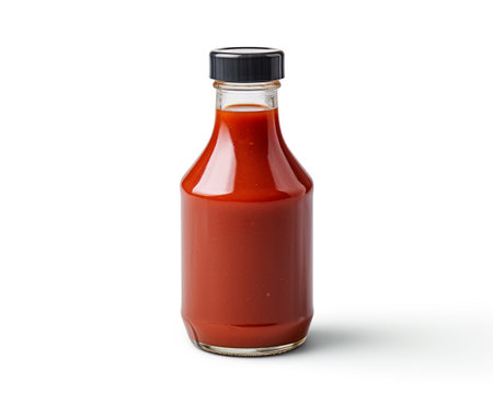 Korean BBQ Sauce isolated on white backgroundの素材