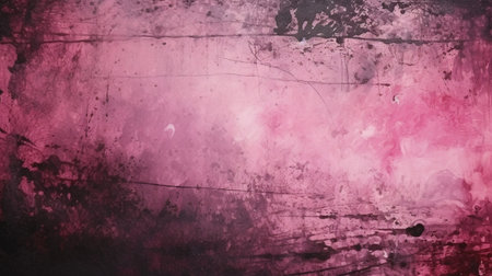 Grunge Abstract Background in Black and Pink Colorsの素材