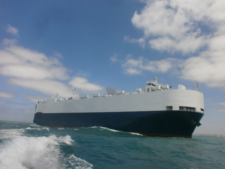 Ferry at seaのeditorial素材