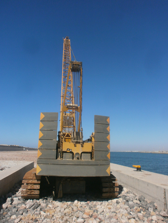 Crawler Craneの写真素材