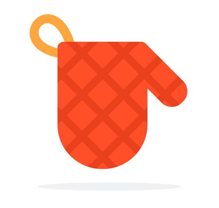 Potholder for hot dishes vector flat isolatedのイラスト素材