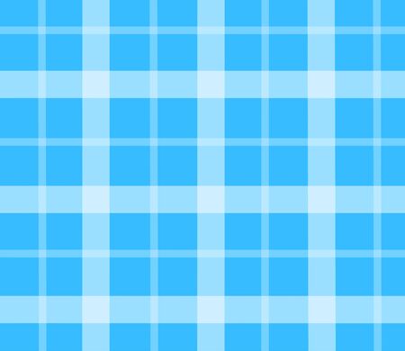 Blue picnic tablecloth vector flat material design isolated on whiteのイラスト素材