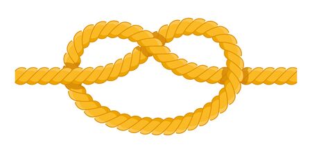Clove hitch vector icon flat isolatedのイラスト素材