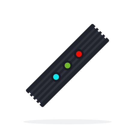 Fitness tracker with indicators vector icon flat isolatedのイラスト素材