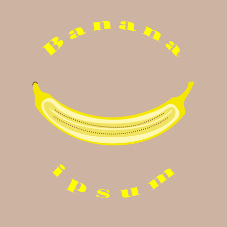 banana icon. banana logo. Vector illustration. EPS.のイラスト素材