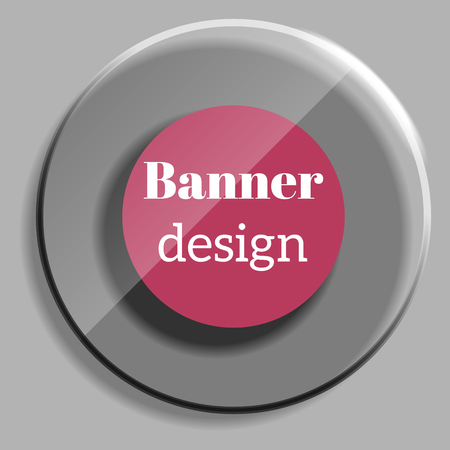 Abstract web banner in realistic style with glass elements. Header Layout Template. Creative design. Vector illustration.のイラスト素材