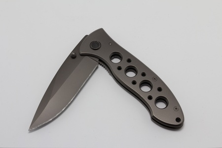 Combat Knife with Steel Handle