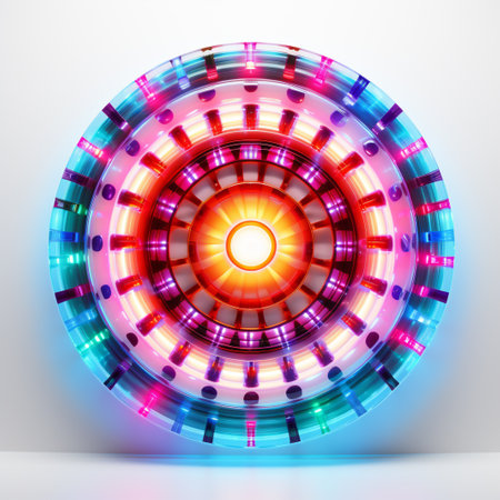 Abstract technology background. Futuristic interface. Vector illustration. Eps 10の素材