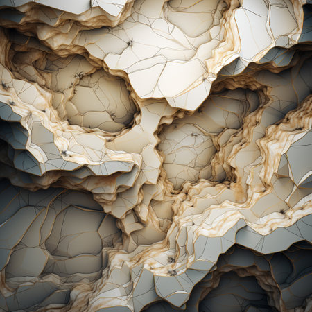 Marble abstract background, 3d render, computer digital illustration.の素材