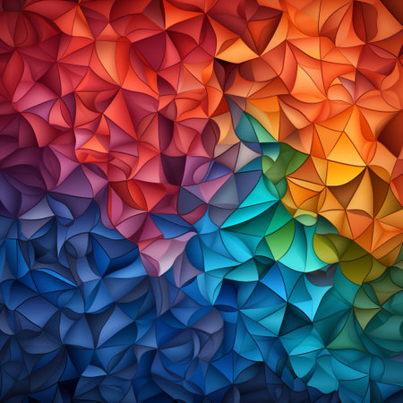 Abstract colorful polygonal background. Vector illustration for your design.の素材