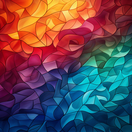 Abstract coloring background of the gradient with visual wave, twirl and lighting effectsの素材