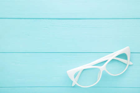 Makeup set on gray concrete background with copy space, top view. Cosmeticsの写真素材