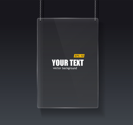 Glass framework on dark background illustrationのイラスト素材