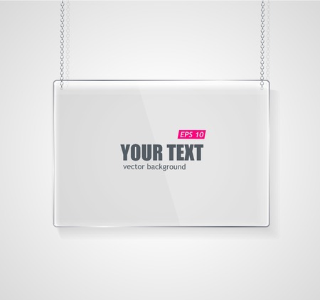 Glass framework on white background illustrationのイラスト素材