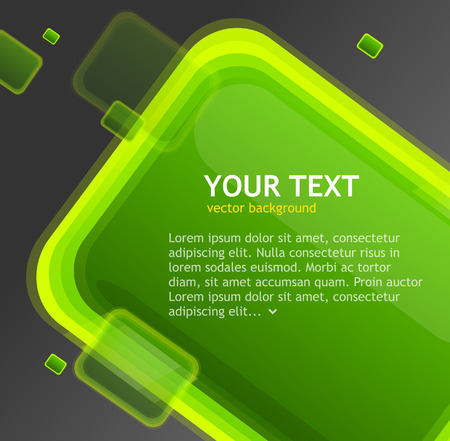 Abstract green speech bubbleのイラスト素材