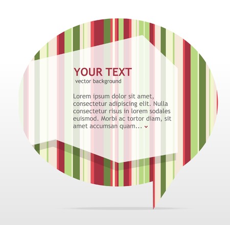 Abstract speech bubbleのイラスト素材