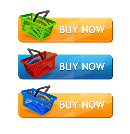 Vector Sale Buttons, isolated on whiteのイラスト素材