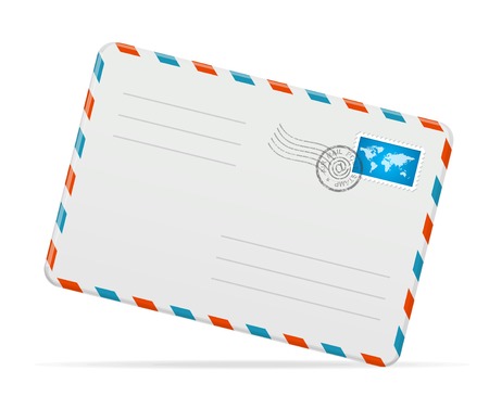Vector detailed envelopeのイラスト素材
