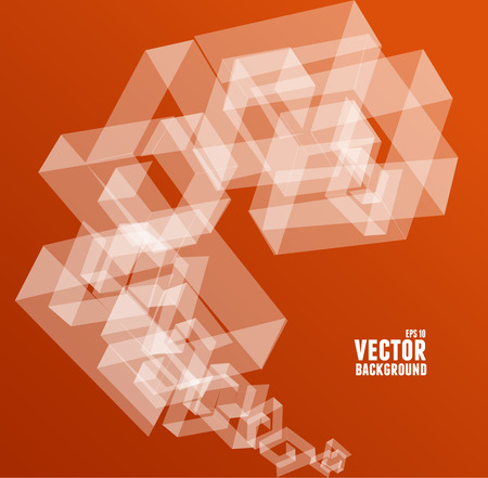 Abstract geometric template for text red background elementsのイラスト素材