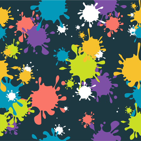 Drop Blot Background Seamless for Design Use. Vector illustrationのイラスト素材