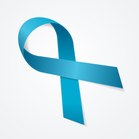 Blue Loop Ribbon Award Sign Win Competition Symbol. Vector illustrationのイラスト素材