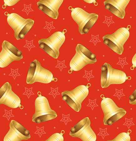 Bells Background Pattern. Vectorのイラスト素材
