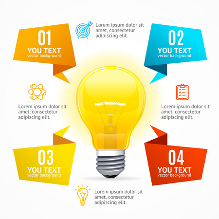 Business Infographic Idea Concept.のイラスト素材