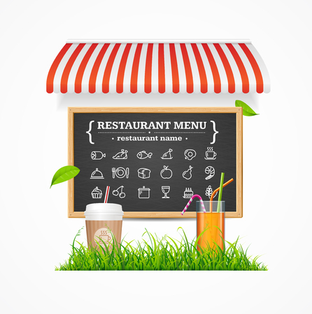 Restaurant Menu Concept. Vectorのイラスト素材