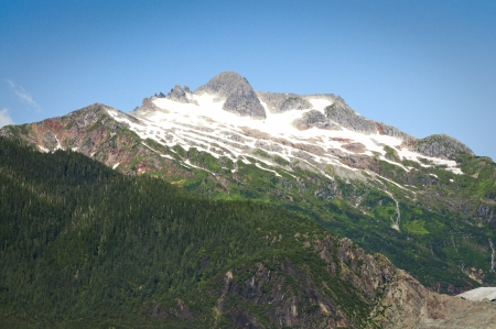 Glacier in Alaskaの写真素材