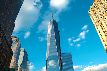 The new World Trade Center in lower Manhattan