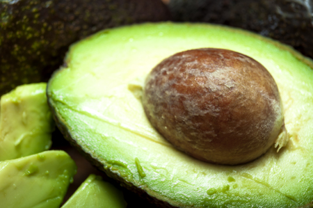 Native to Mexico and Central America, Avocado is a good source of healthy vegetable fat that is both monounsaturated and polyunsaturated. The low cholesterol in this plant makes it one of the best dietary options for a healthy heart and a long life.の写真素材