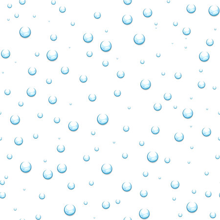 Water drops pattern. rain splash seamless vector illustrationのイラスト素材