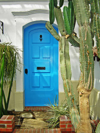 Blur doorの写真素材