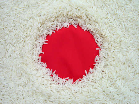 Edible Japan flagの写真素材