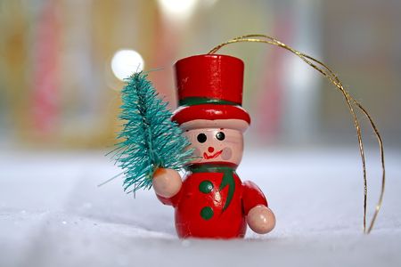 Christmas figurine.の写真素材