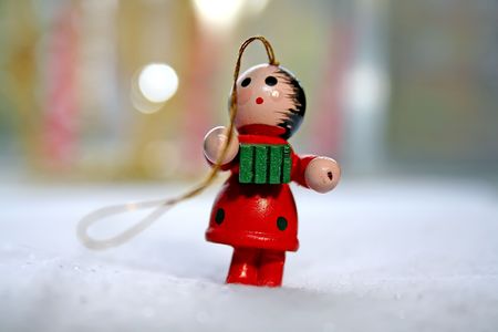 Christmas figurine.の写真素材