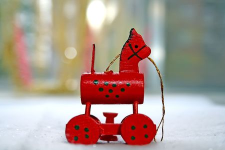 Christmas figurine.の写真素材