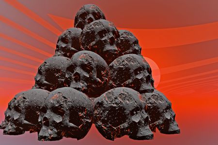 Damnation Skull.の写真素材