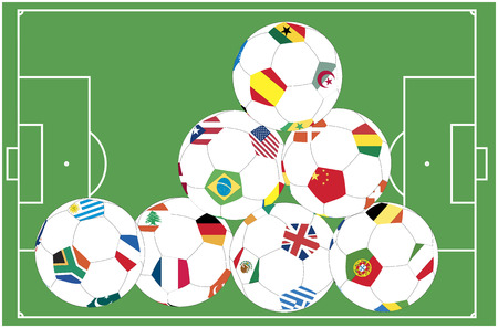 Soccer ball.のイラスト素材