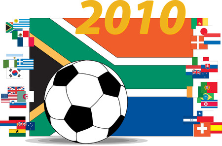 Soccer 2010 Mondial Cup.のイラスト素材