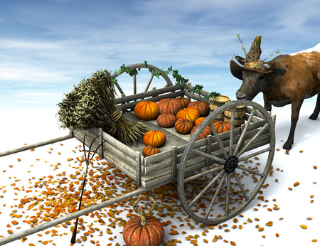 Pionniers Thanksgiving.の写真素材
