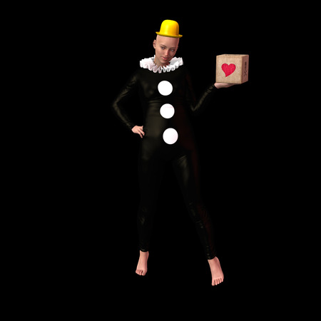 3D people playing.の写真素材