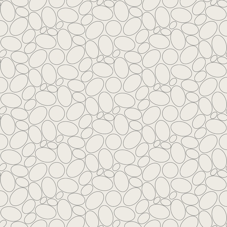 Seamless geometric pattern many eggs nicely arranged on light brown background stripes abstract template vector illustrationのイラスト素材